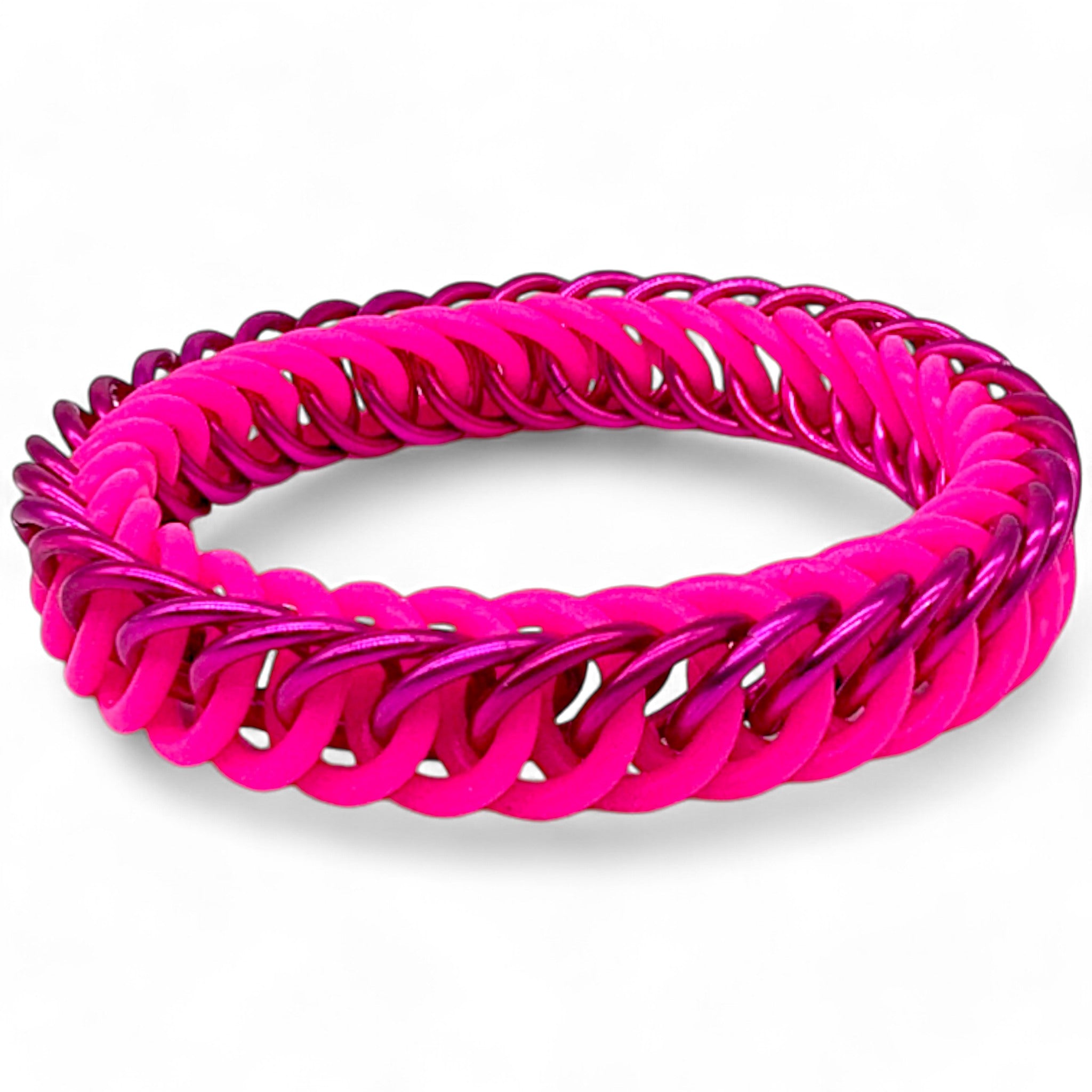 Eternium Glowflex Bracelet - 'Pink Voltage' - Neon Pink