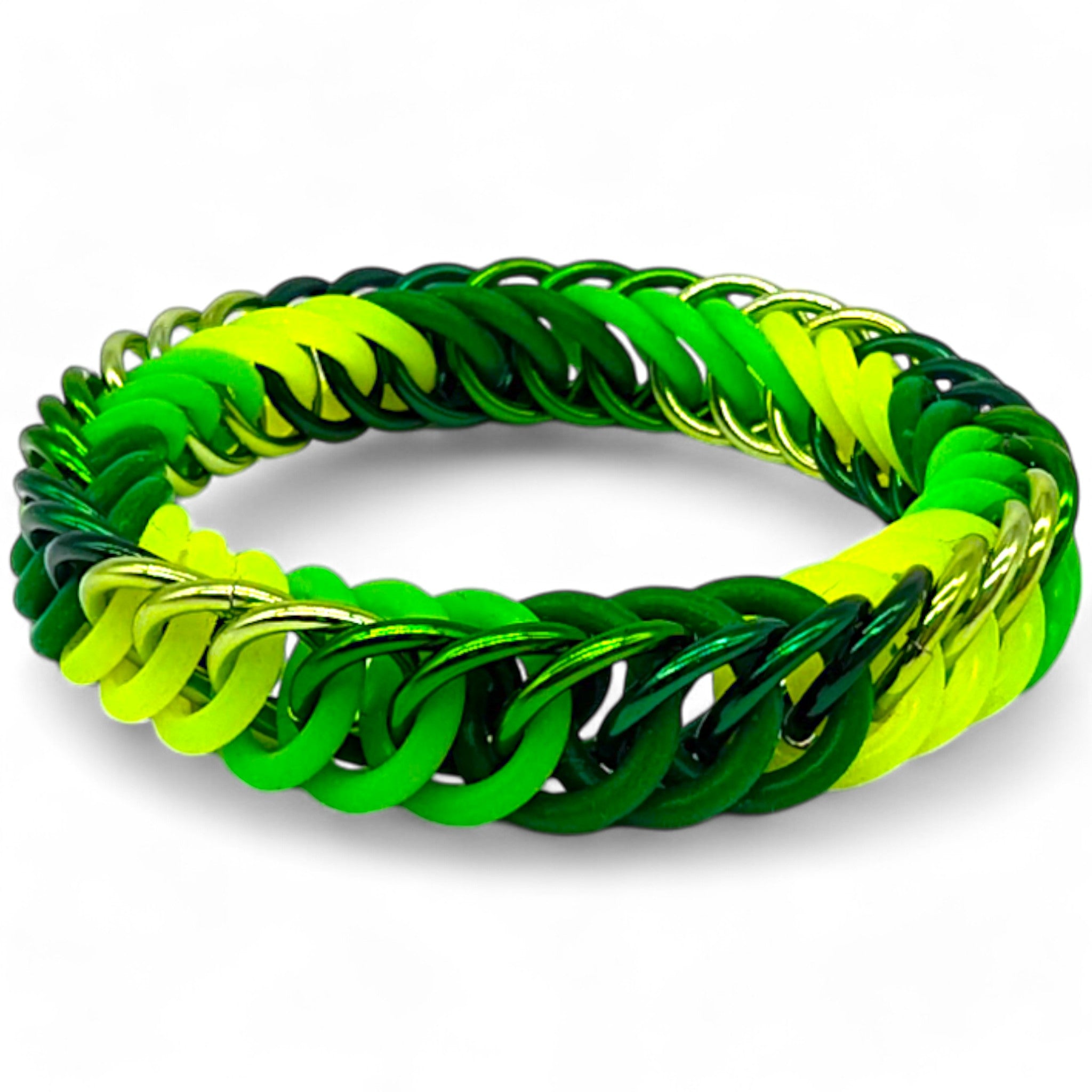 Eternium Glowflex Bracelet - 'Venom Green' - Neon Yellow, Neon Green, & Dark Green
