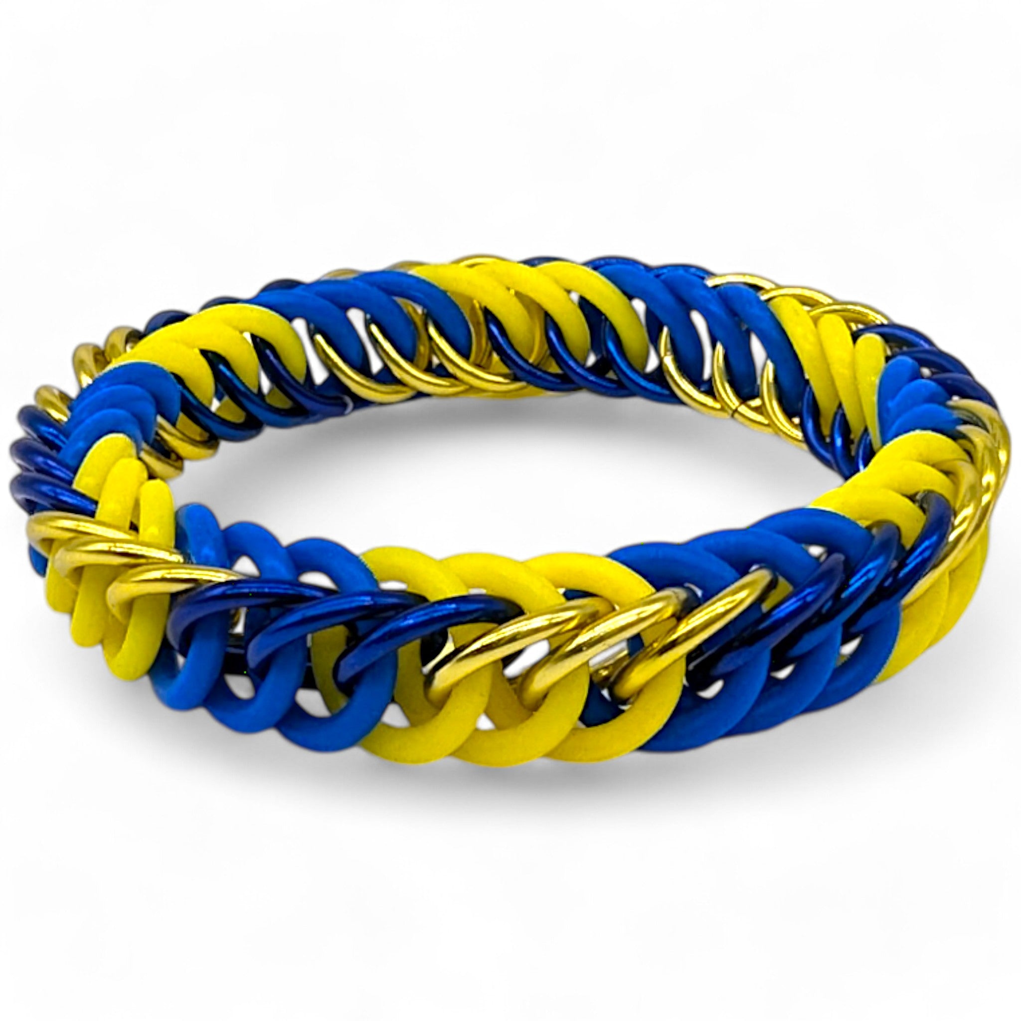 Eternium Glowflex Bracelet - 'Royal Horizon' - Blue & Yellow