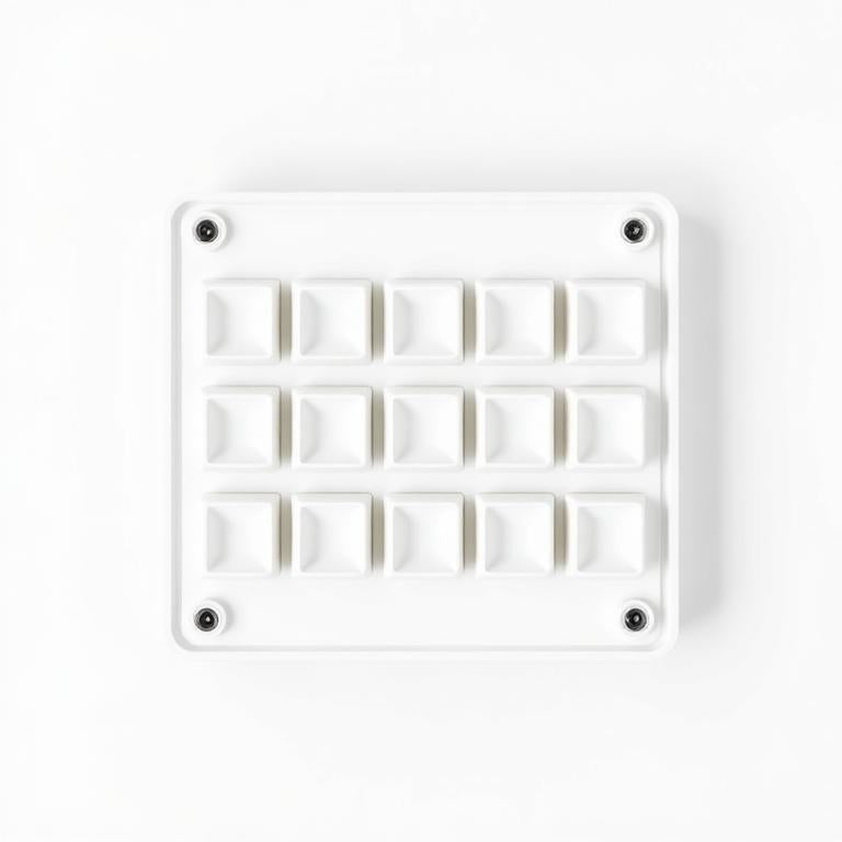 White 9-key fidget base