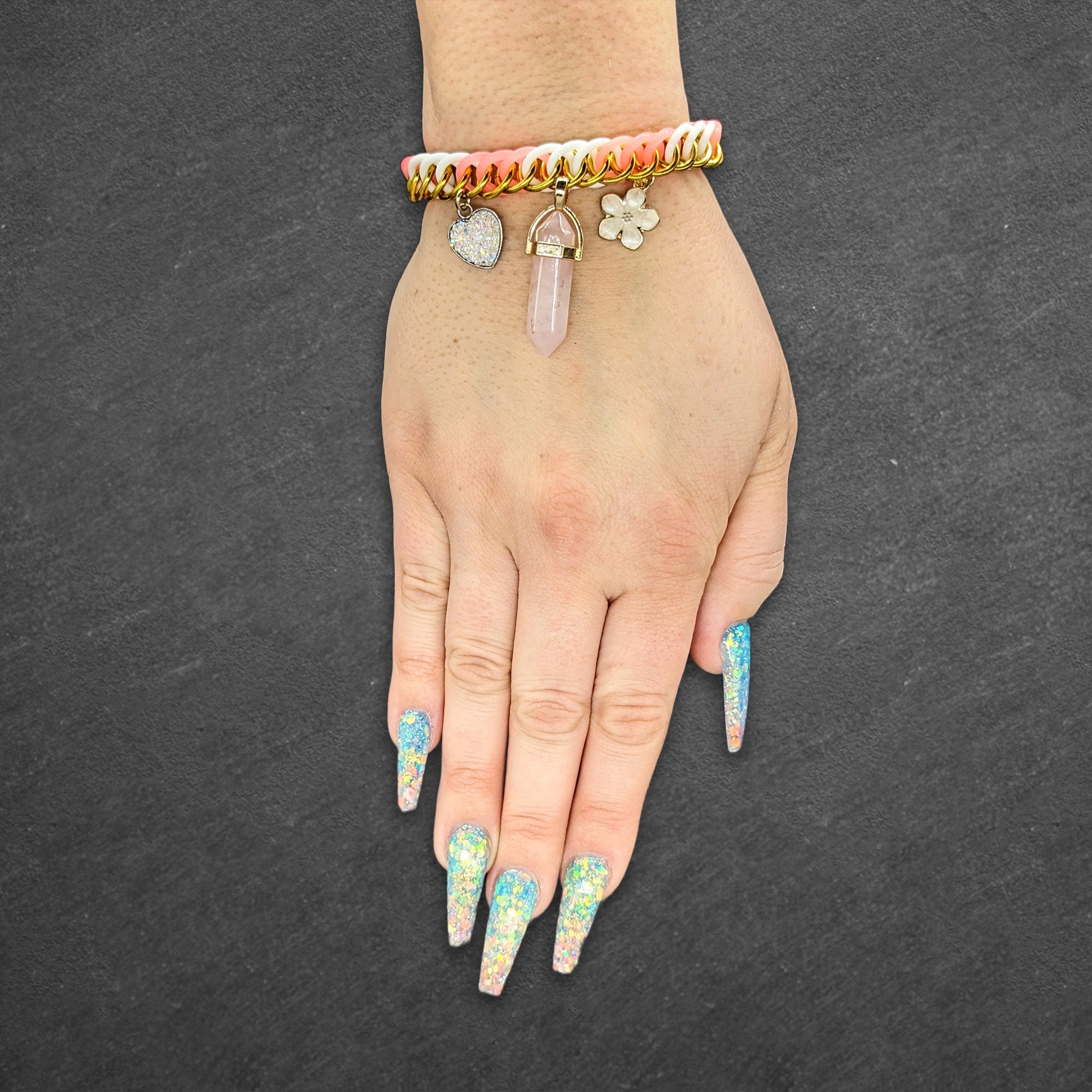 Eternium Surf Bracelet - White & Pink