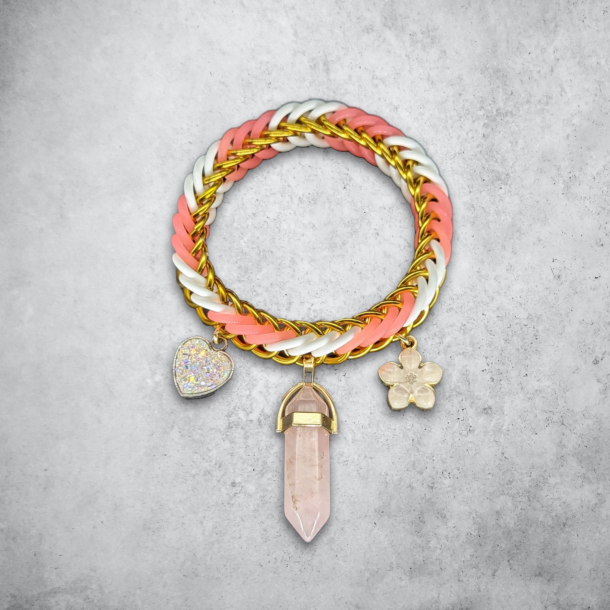 Eternium Surf Bracelet - White & Pink