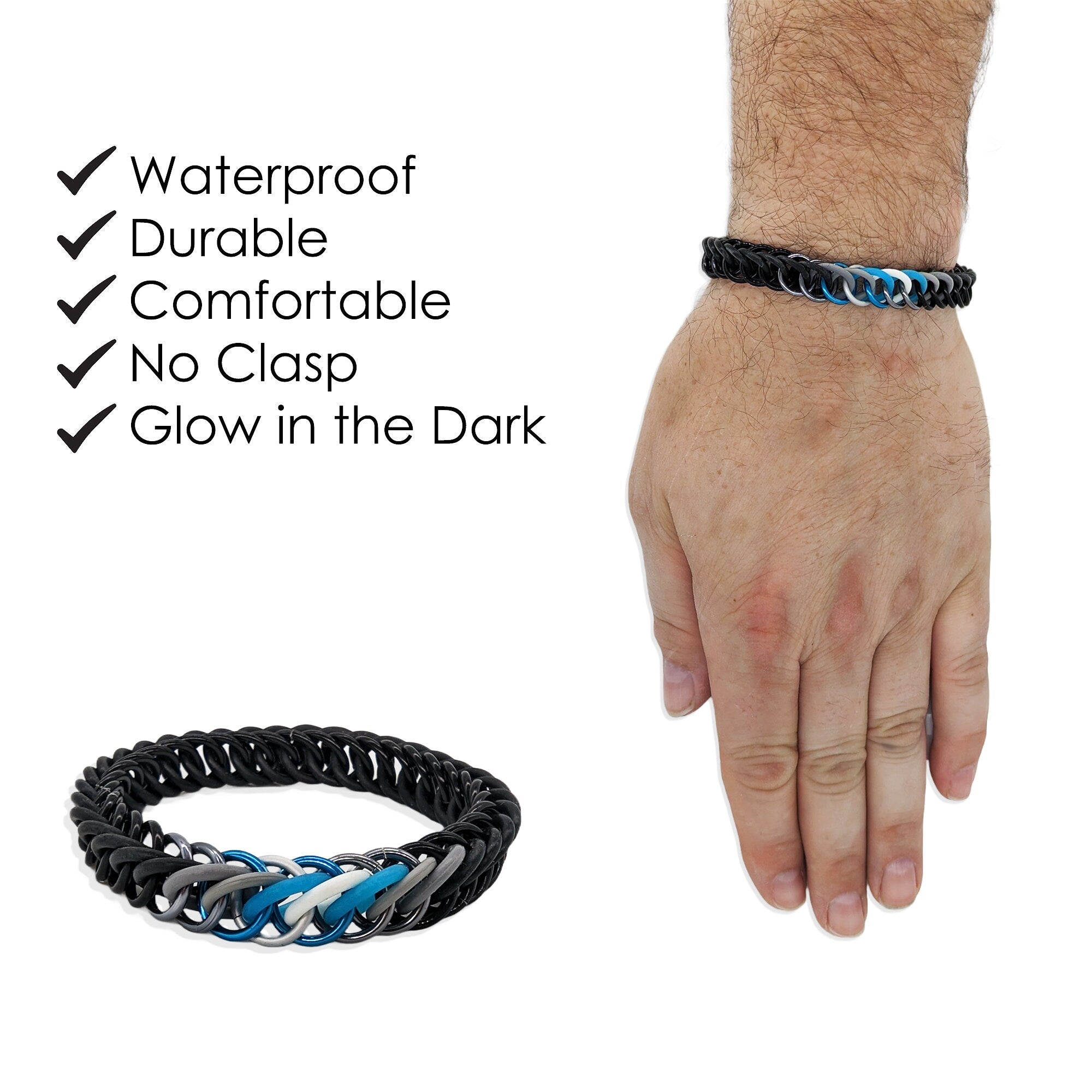 Subtle Demiboy Pride Bracelet