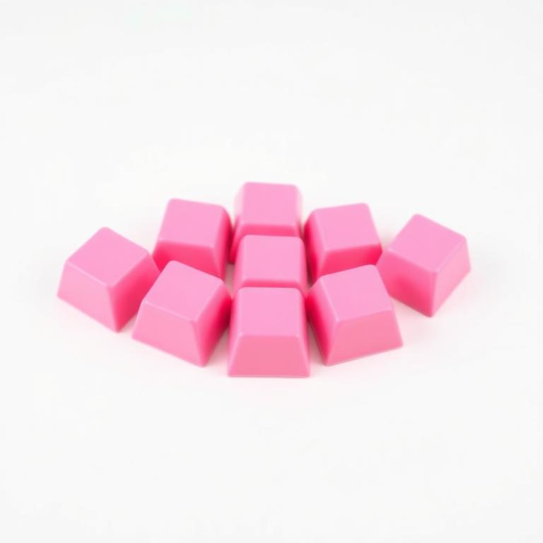 Pink keycaps