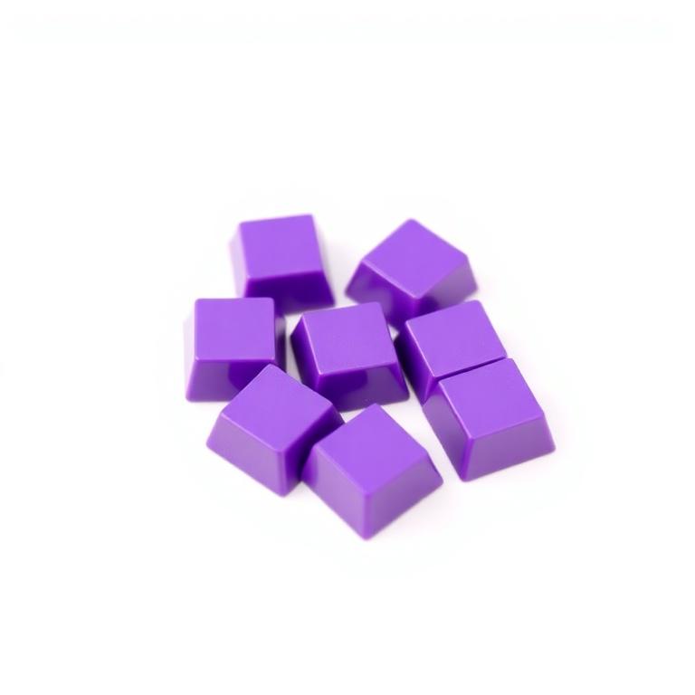 Purple keycaps