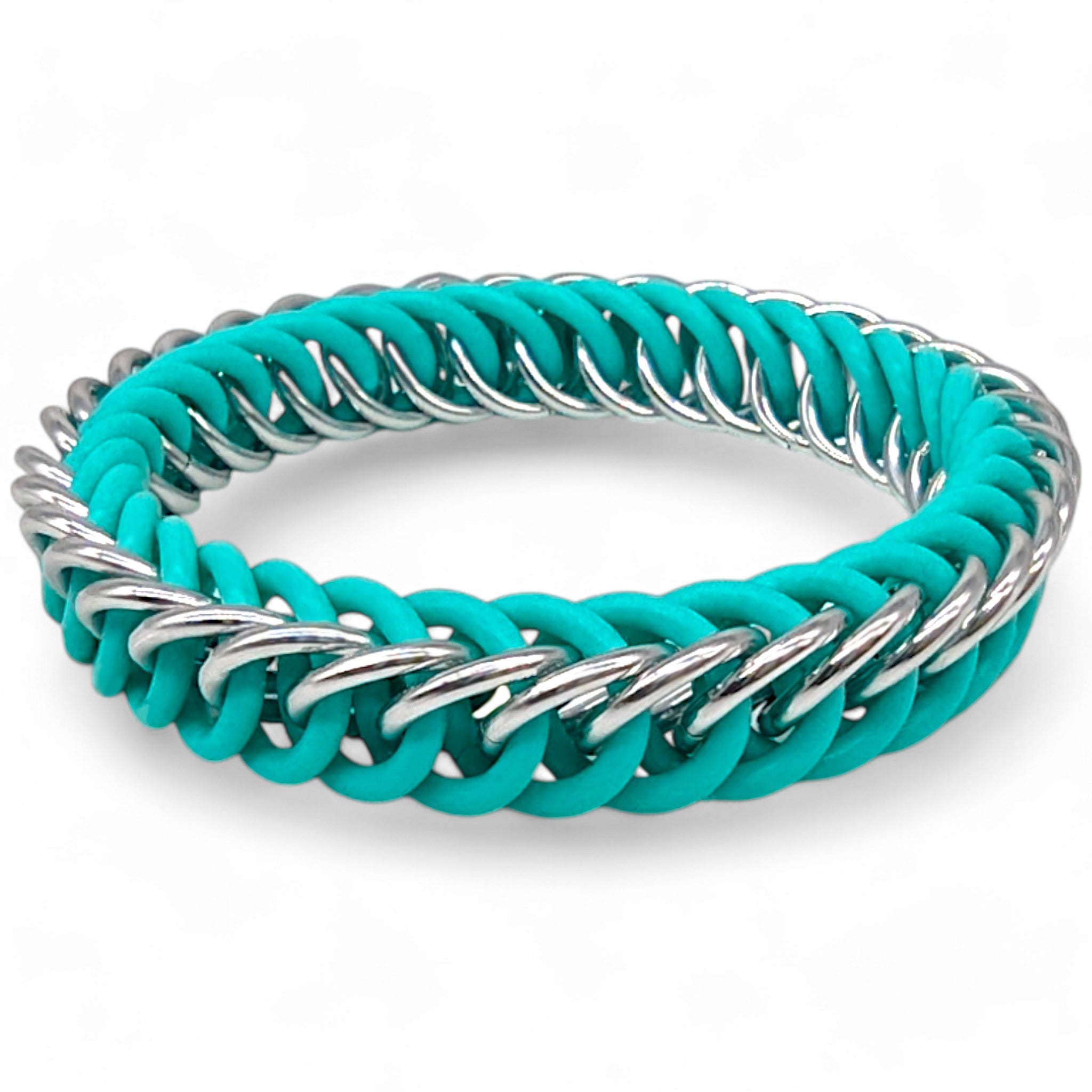 Eternium Glowflex Bracelet - 'Calypso Cooler' - Mint & Silver