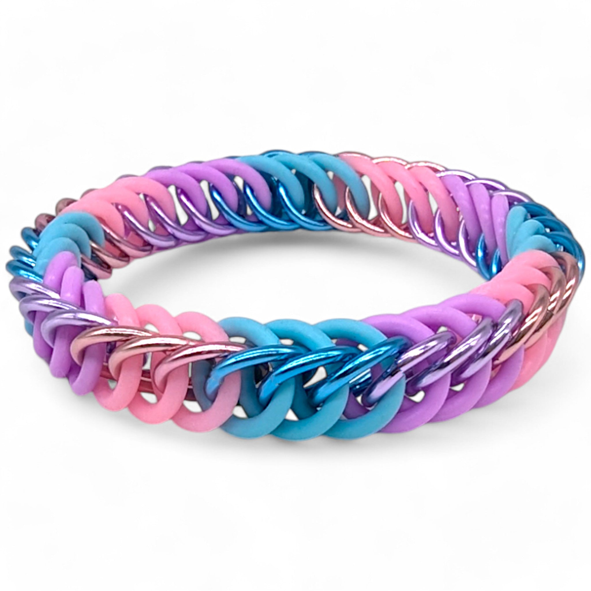 Eternium Glowflex Bracelet - 'Candy Dream' - Baby Pink, Baby Blue, and Light Purple