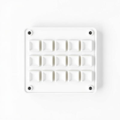 White 9-key fidget base