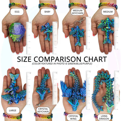 Dragon - Black, Blue, Purple