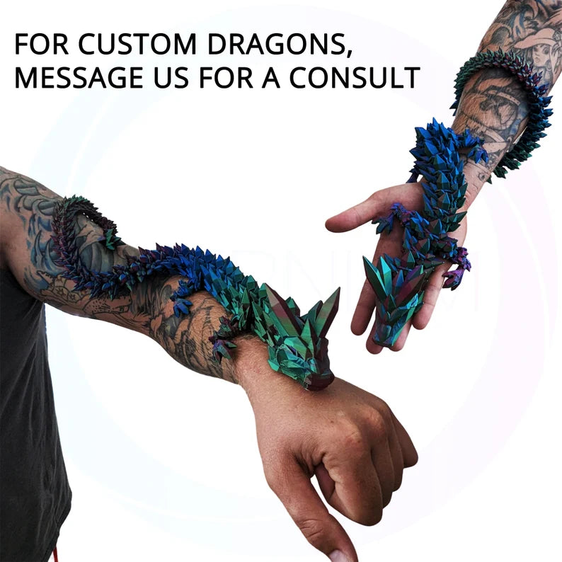Dragon - Black, Blue, Purple