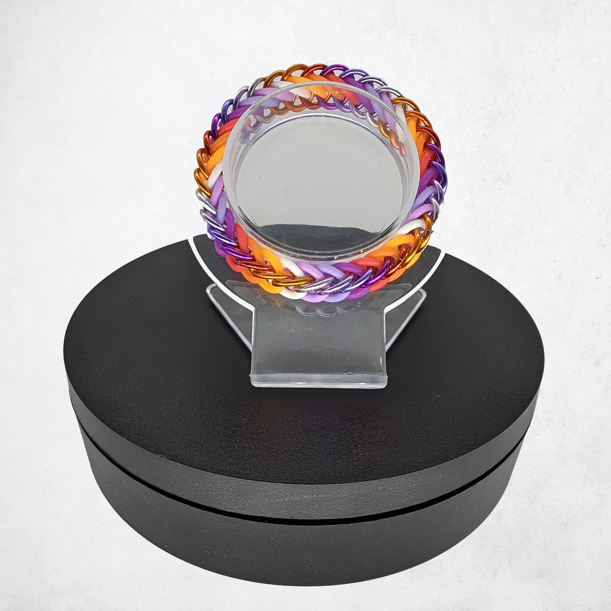 Elegant Lesbian Pride Bracelet