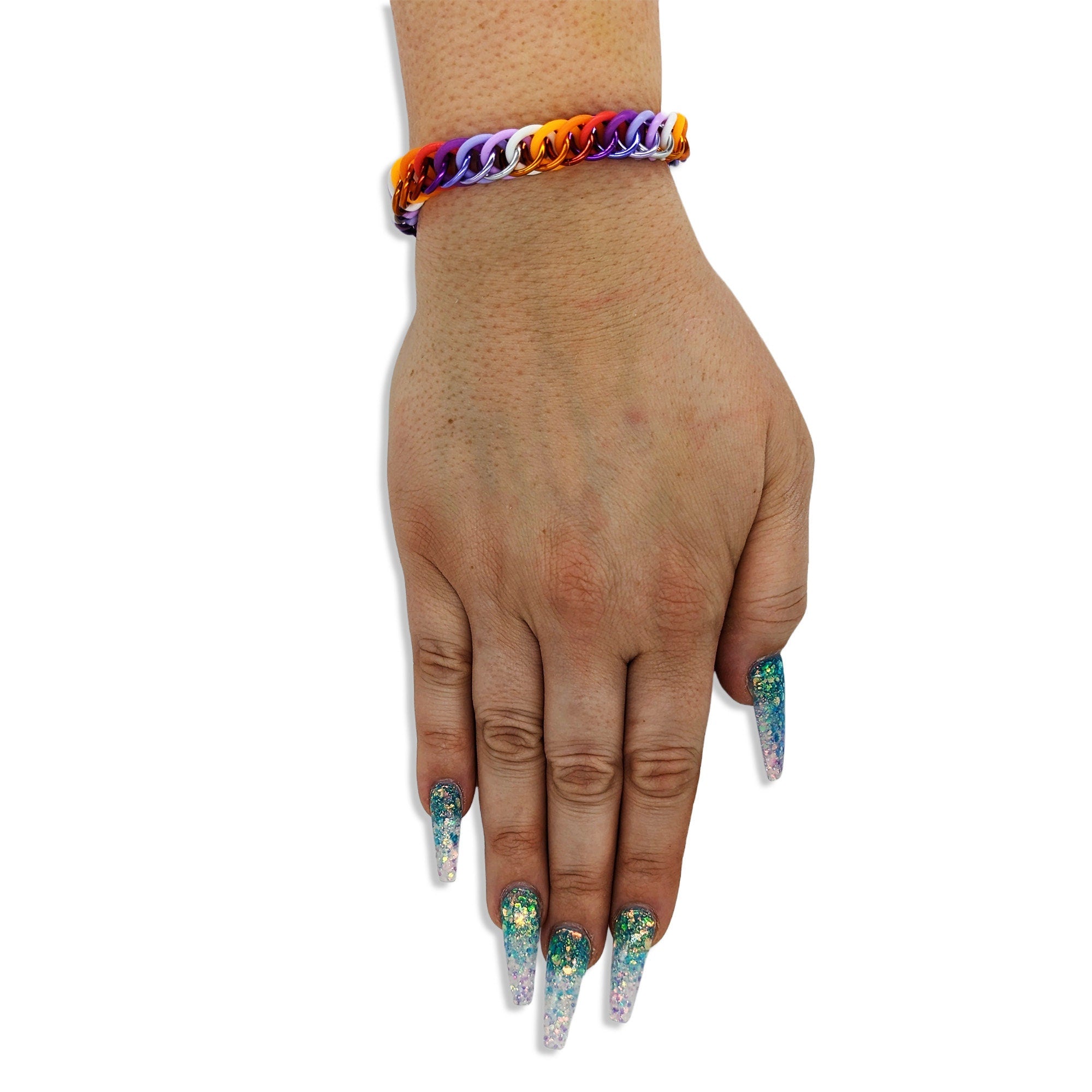 Elegant Lesbian Pride Bracelet