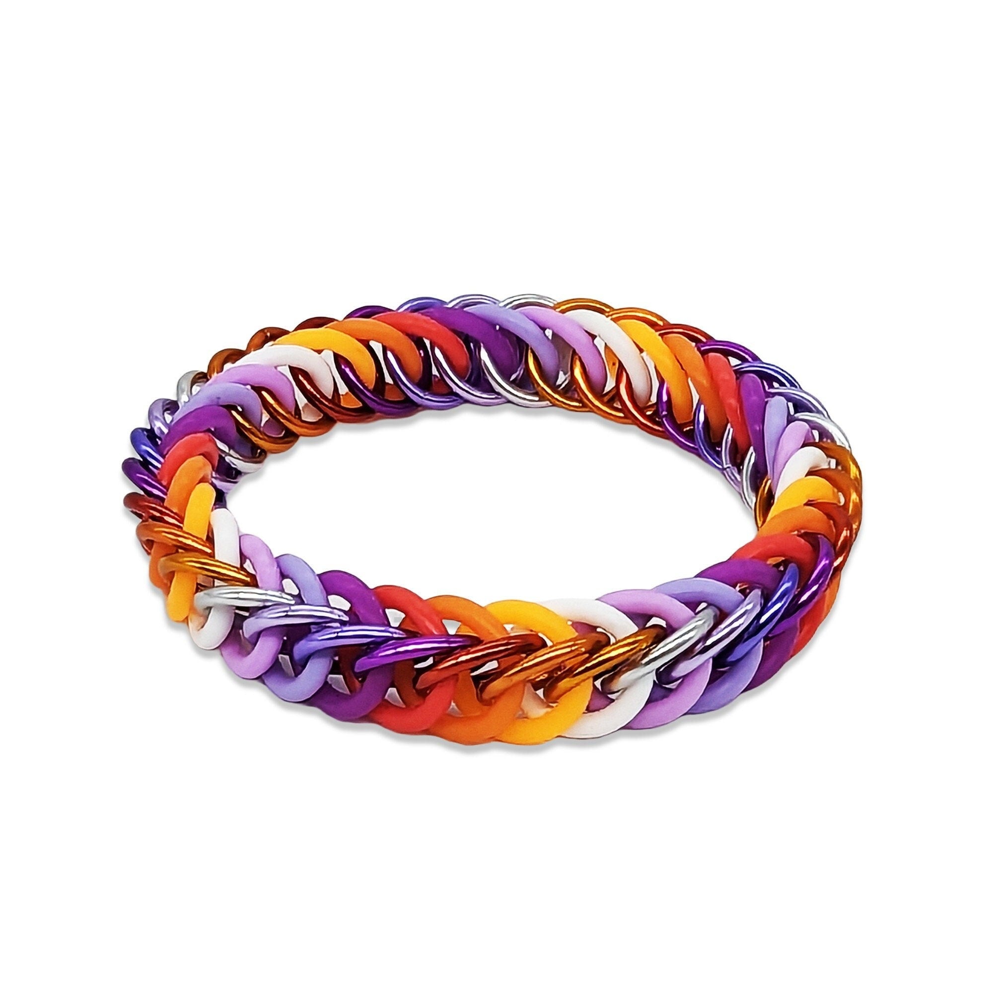 Elegant Lesbian Pride Bracelet