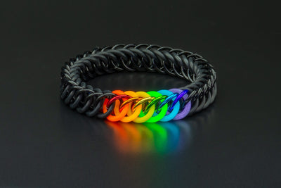 Subtle Pride Flag Bracelet