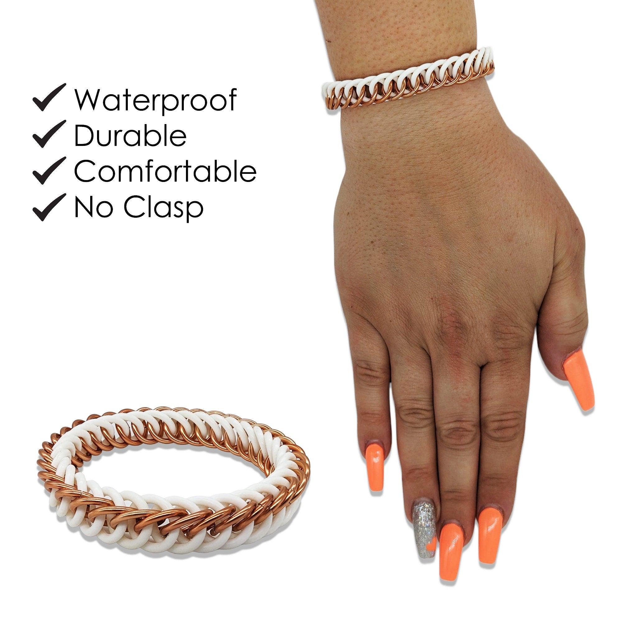 Classic Eternium Bracelet - White & Silver