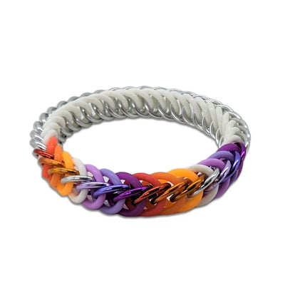 Subtle Lesbian Pride Bracelet