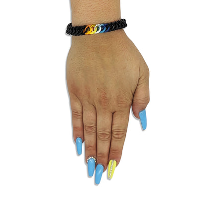 Subtle Aromantic Asexual Bracelet