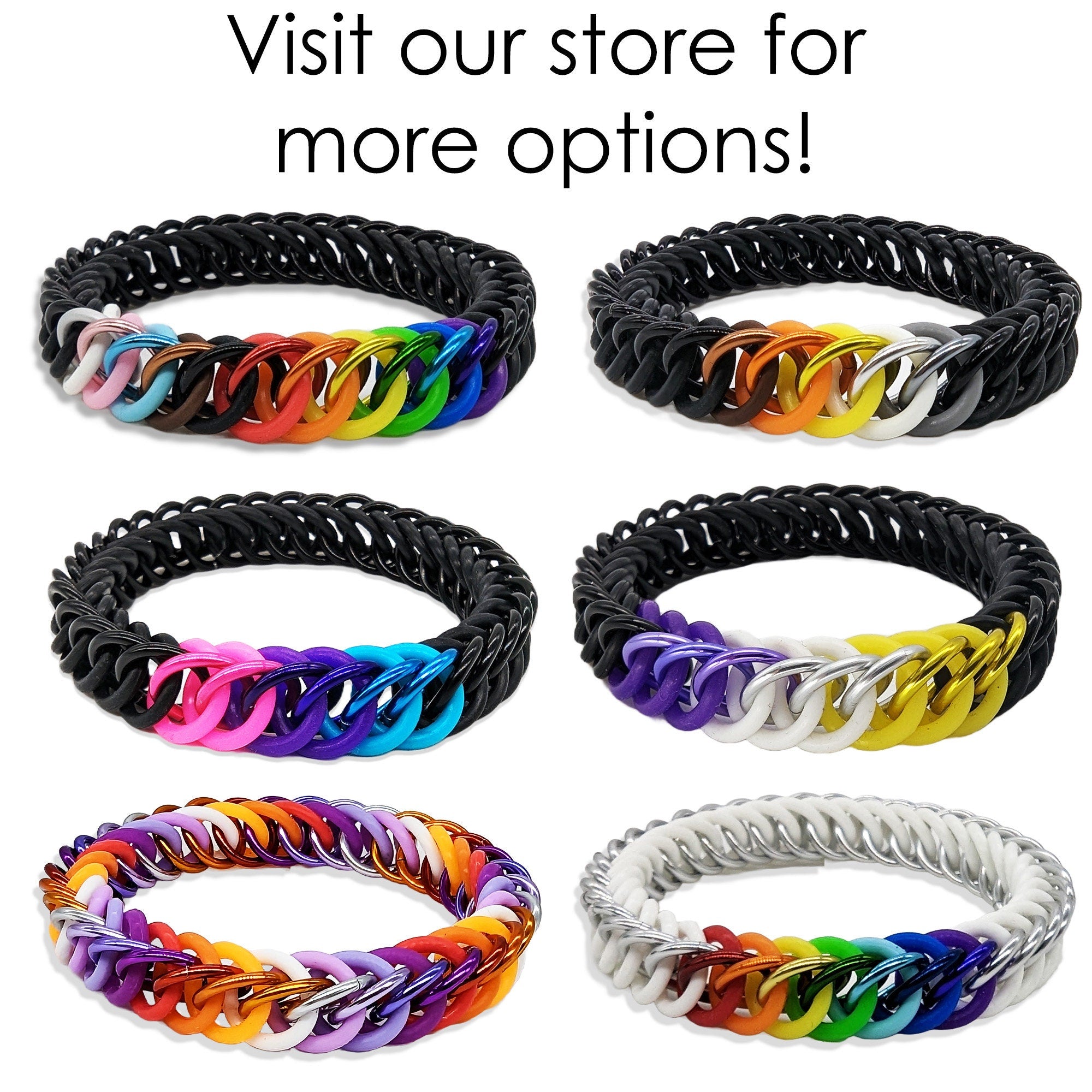 Subtle Agender Pride Bracelet