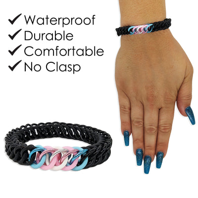 Trans Pride Flag Bracelet