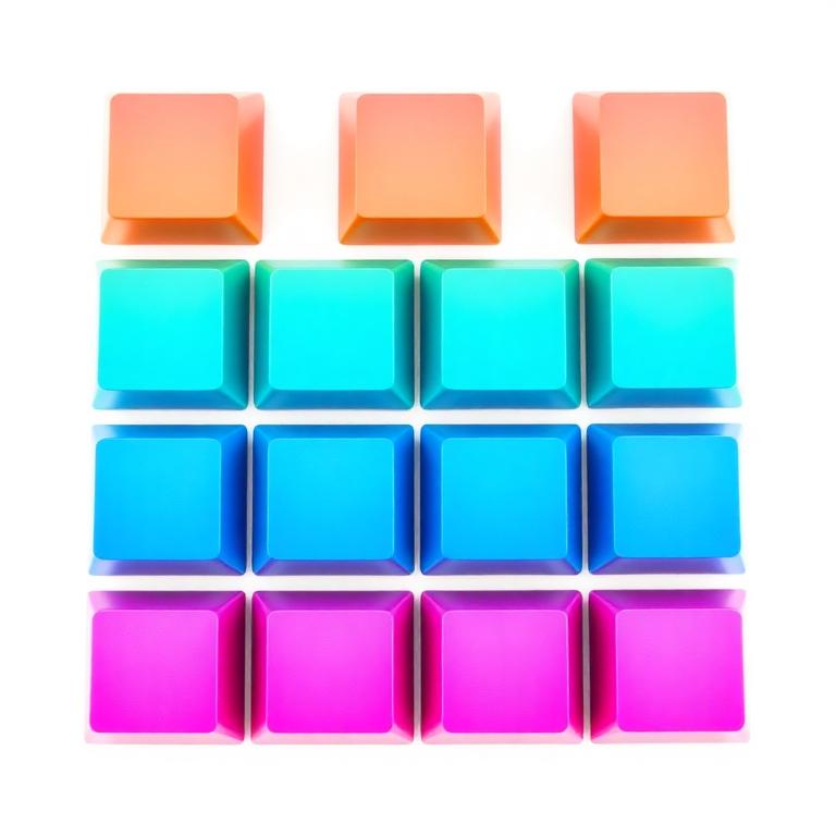 Rainbow keycap set